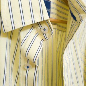 American Eagle Vintage Fit, Yellow Stripe Shirt XL